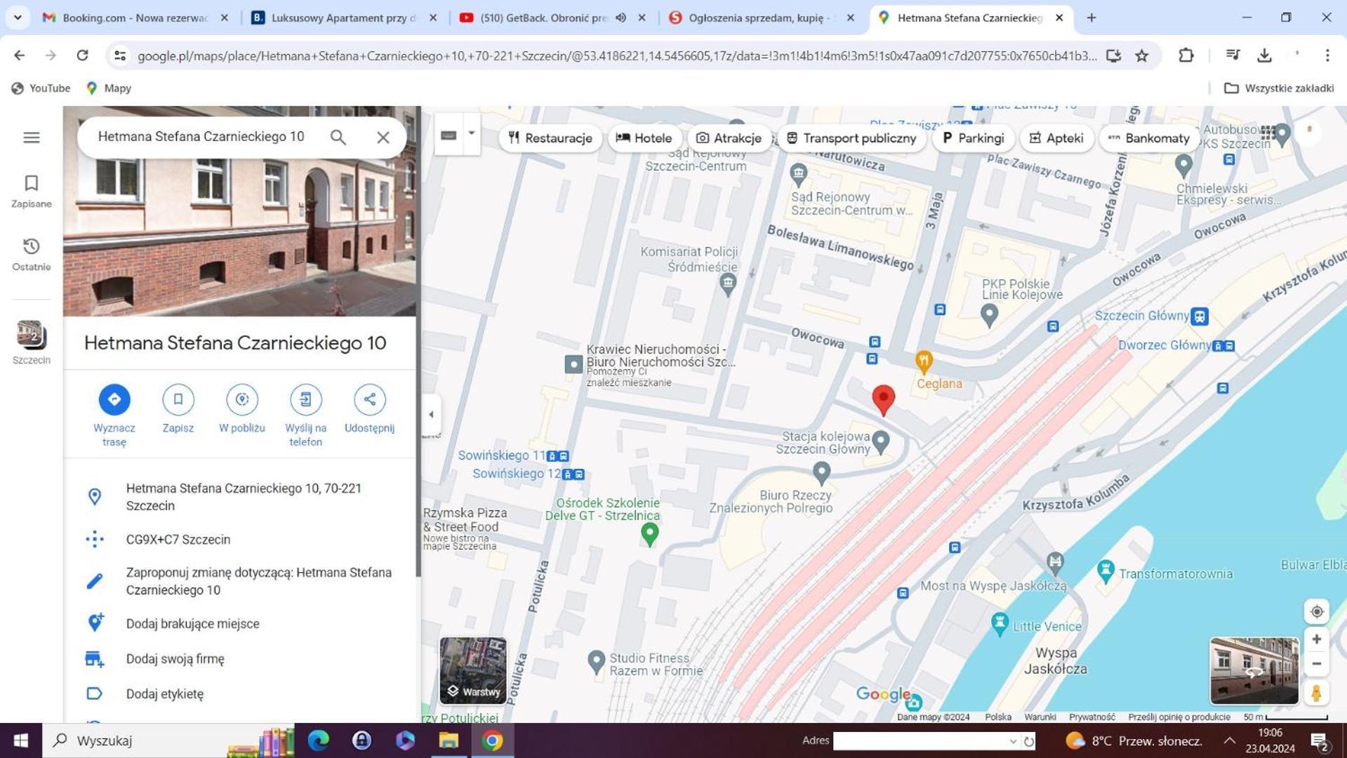 Luksusowy Apartament Przy Dworcu Stettin Exterior foto